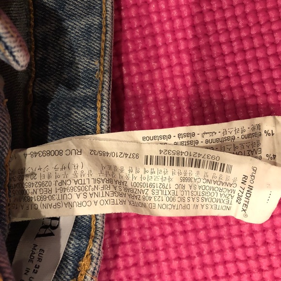 ZARA high rise jeans, size 0 - Picture 12 of 13